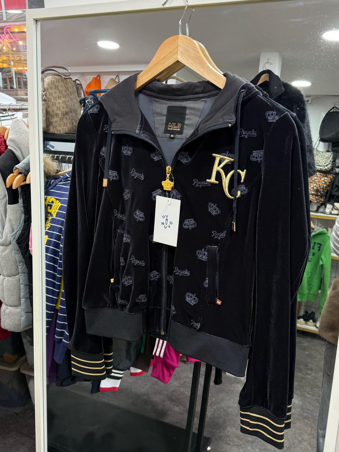 엠엘비 벨벳 후드집업 상품이미지2