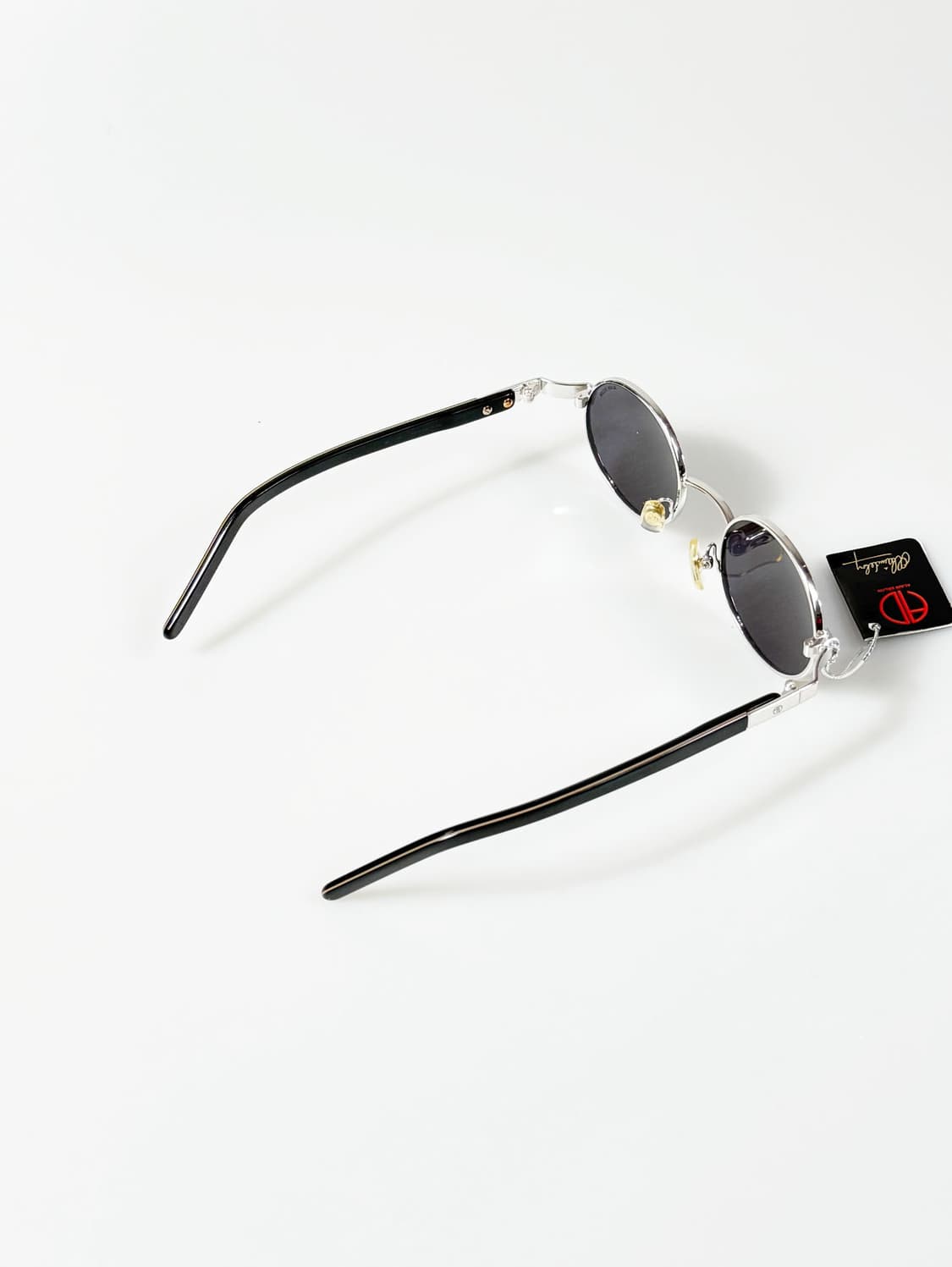 90s ALAIN DELON 알랭들롱 실버 오벌 프레임 빈티지 선글라스 상품이미지4