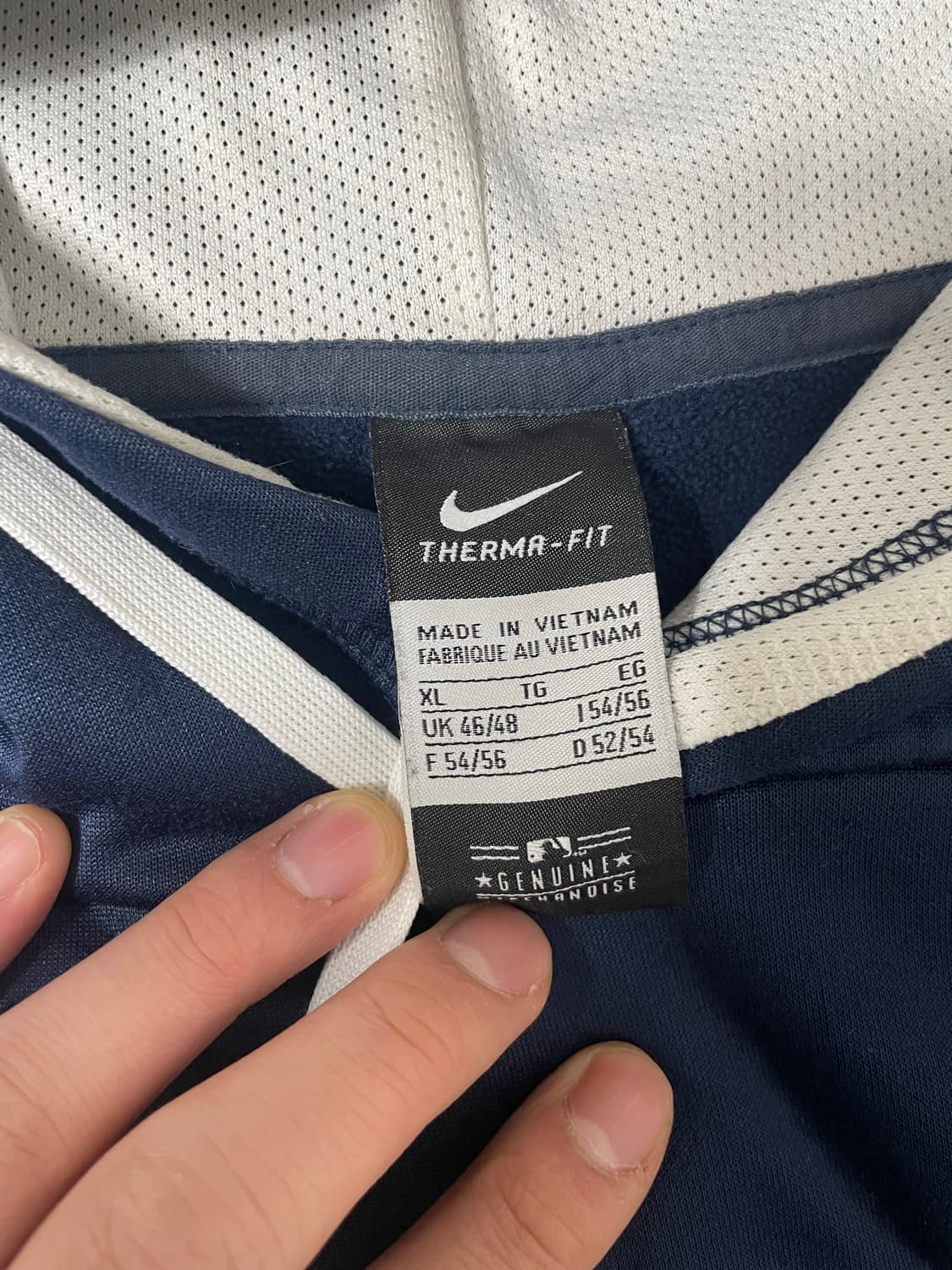 나이키 - 00s 양키스 기모 후드티 상품이미지3