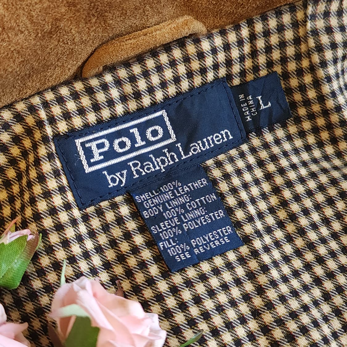 90s 폴로 가죽자켓 스웨이드 레더 카코트 브라운 헤비레더 L 빅사이즈 상품이미지9