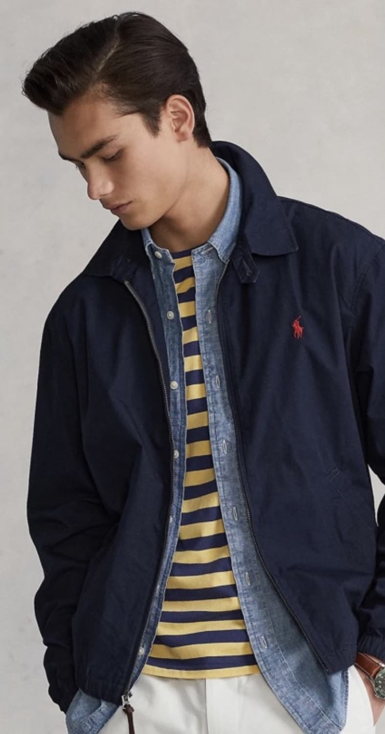폴로 랄프로렌 베이포트 포플린 네이비 자켓 M 정품 상품이미지8