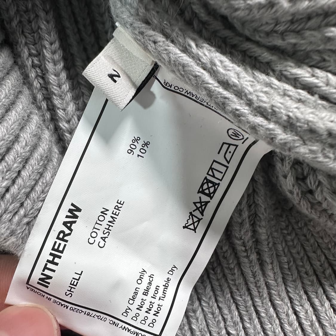 인더로우 니트 풀집업  상품이미지8