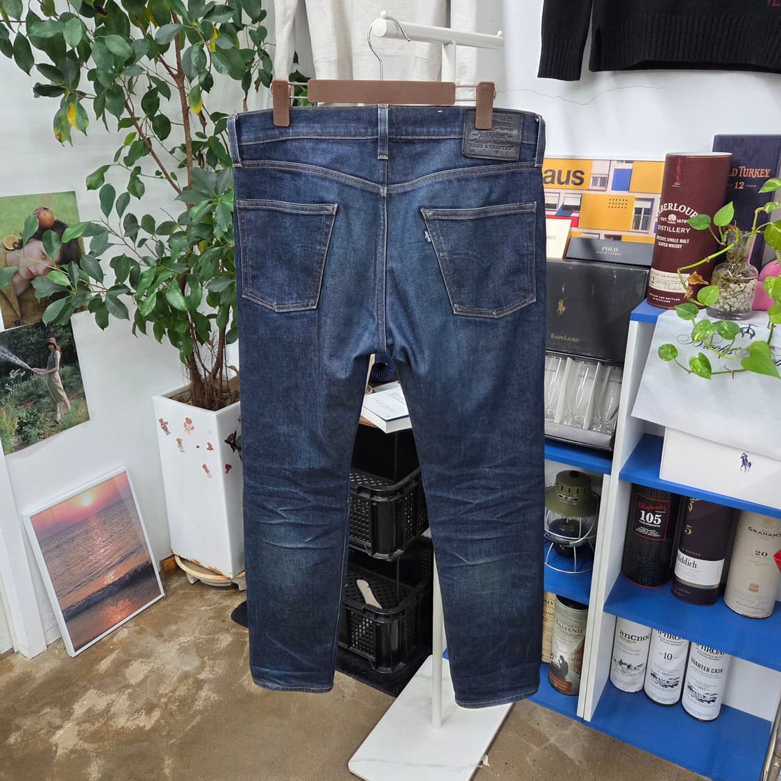 리바이스 502 빅E 메이드 앤 크래프티드 데님팬츠32/32 상품이미지3