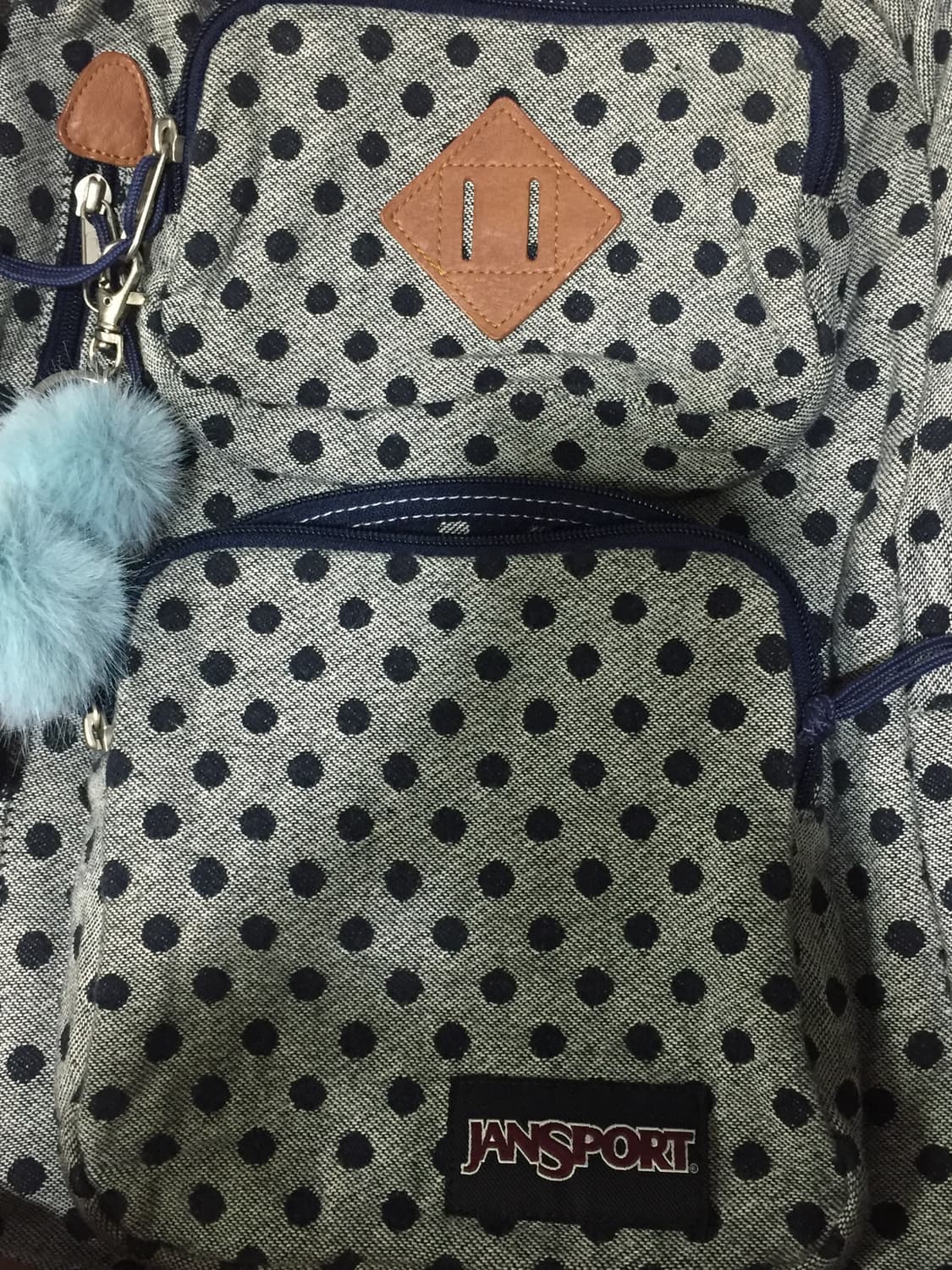 잔스포츠 도트 땡땡이 가방 백팩 상품이미지2