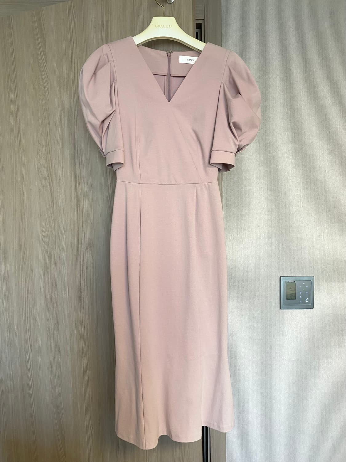 그레이스유 핑크퍼프원피스 상품이미지2