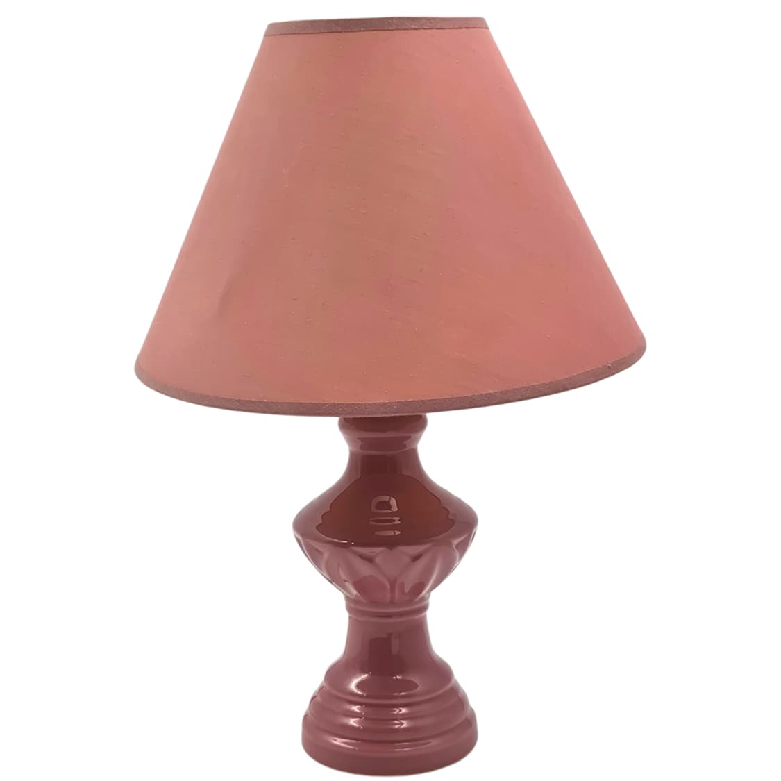 80s 소쇼 레트로 로즈 도자기 스탠드 램프 상품이미지2