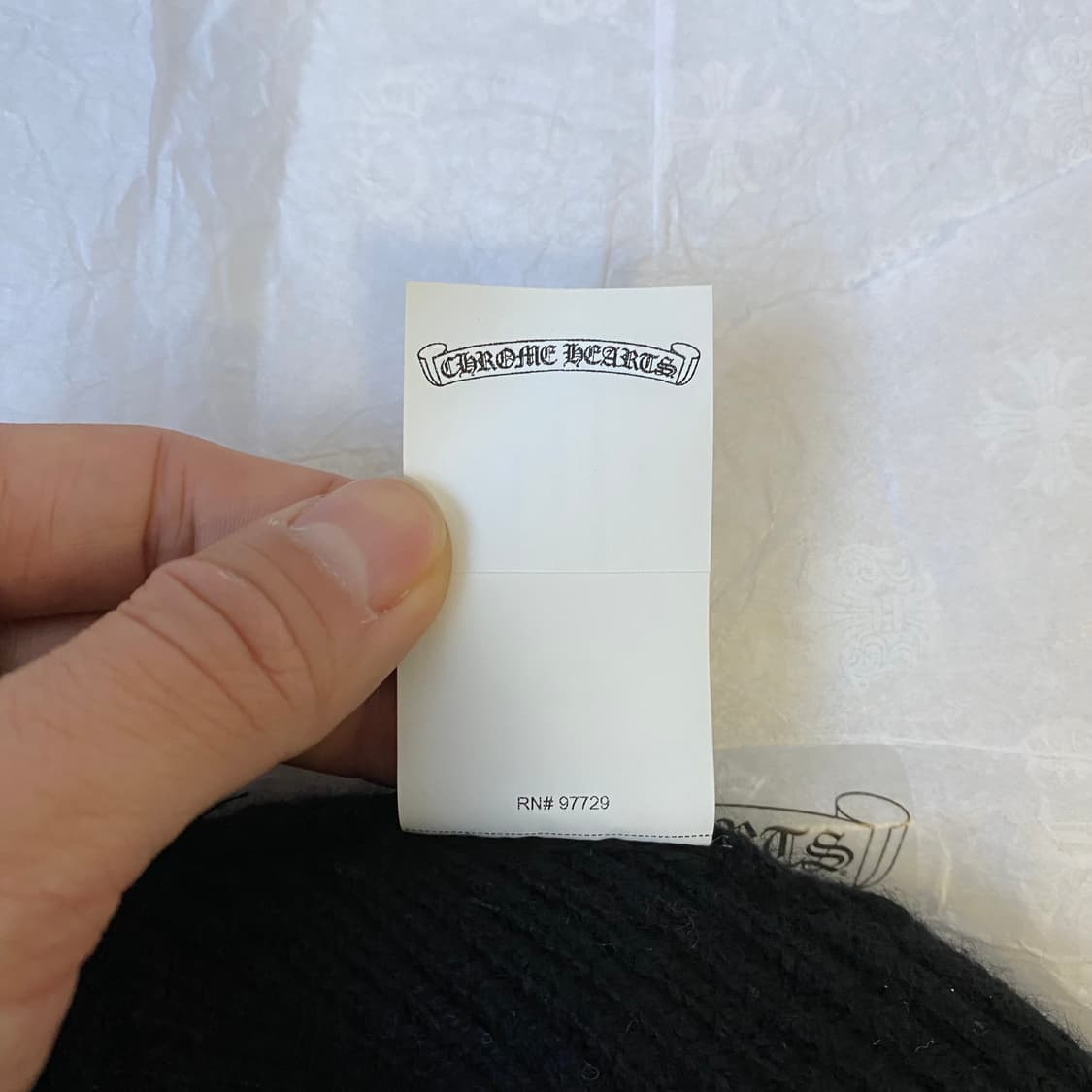 [Free] 크롬하츠 빅 대디 캐시미어 비니 블랙 상품이미지8