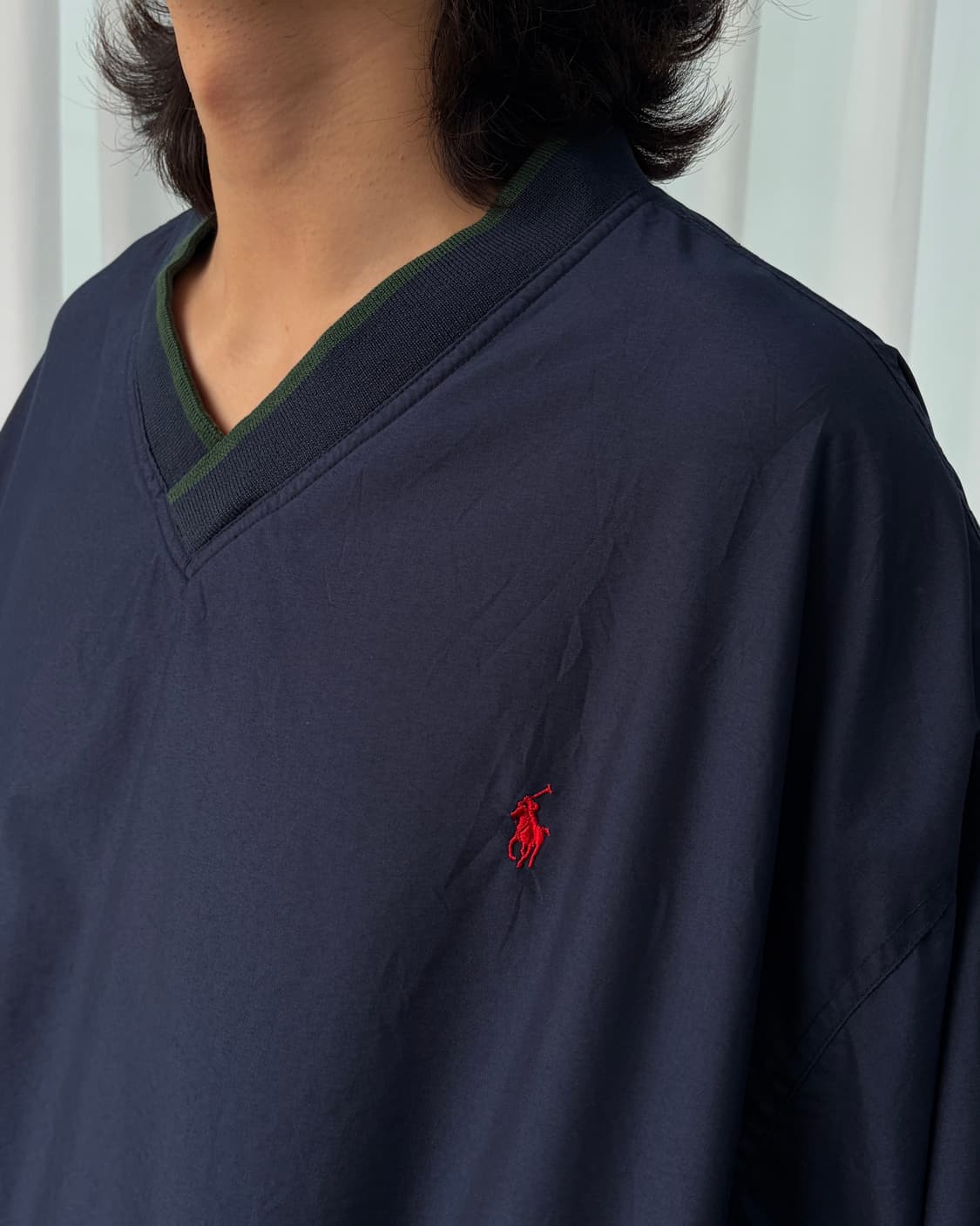 [XL-2XL]폴로 랄프로렌 나일론 웜업 navy 상품이미지3