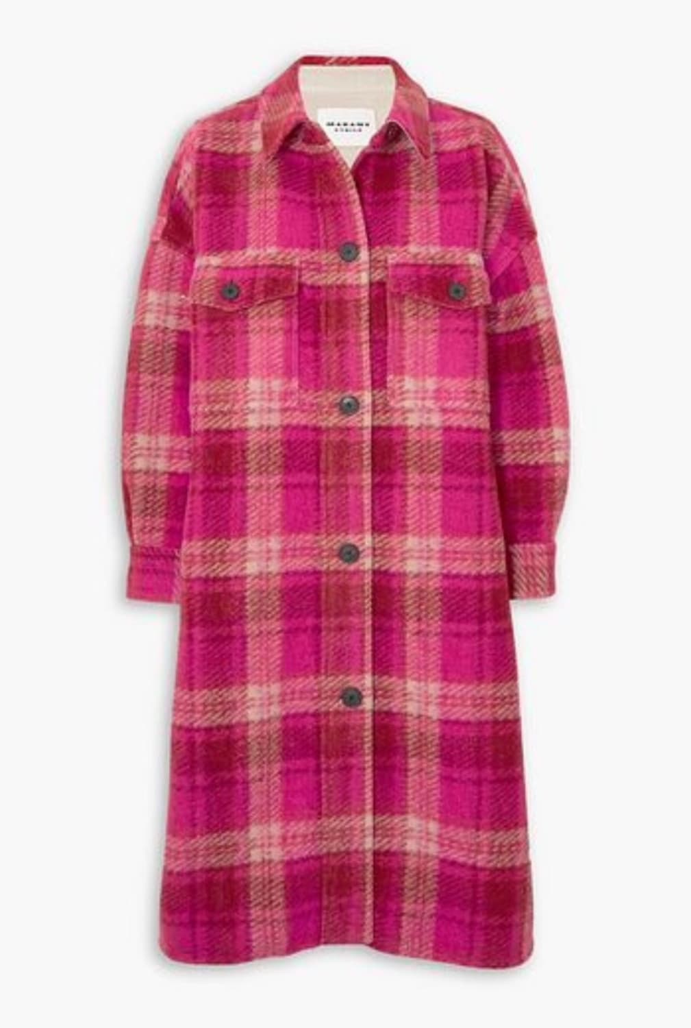 새상품 이자벨마랑 폰티지 코트 FONTIZI 푸시아 1사이즈 상품이미지1