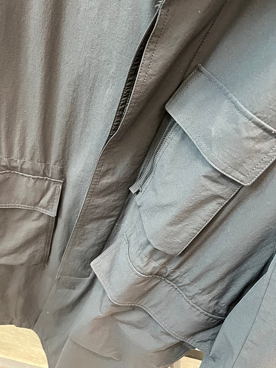 95-100) 타임 나일론 오버코트  상품이미지5