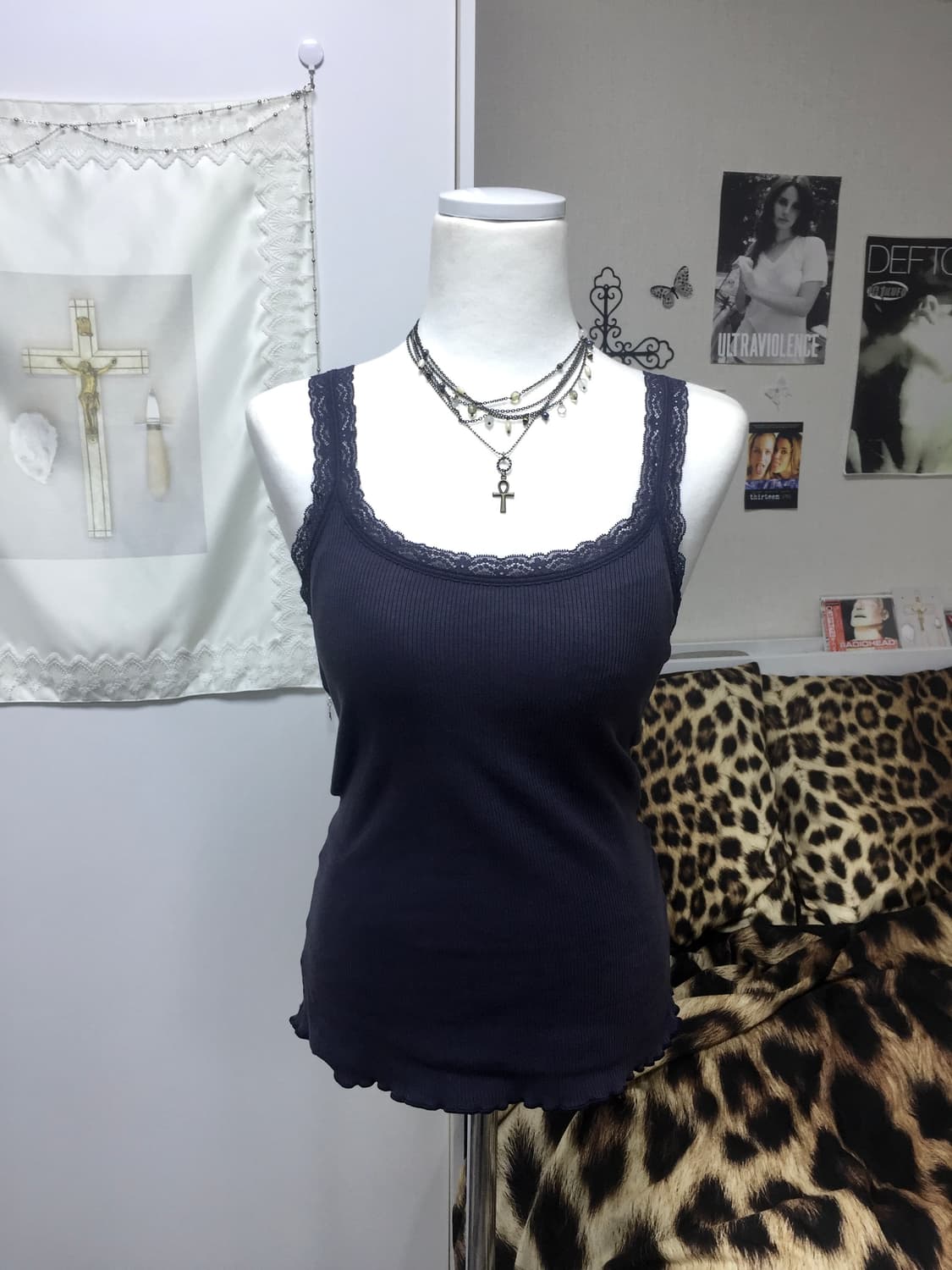 고딕 페어리 탑(캡내장) 상품이미지2