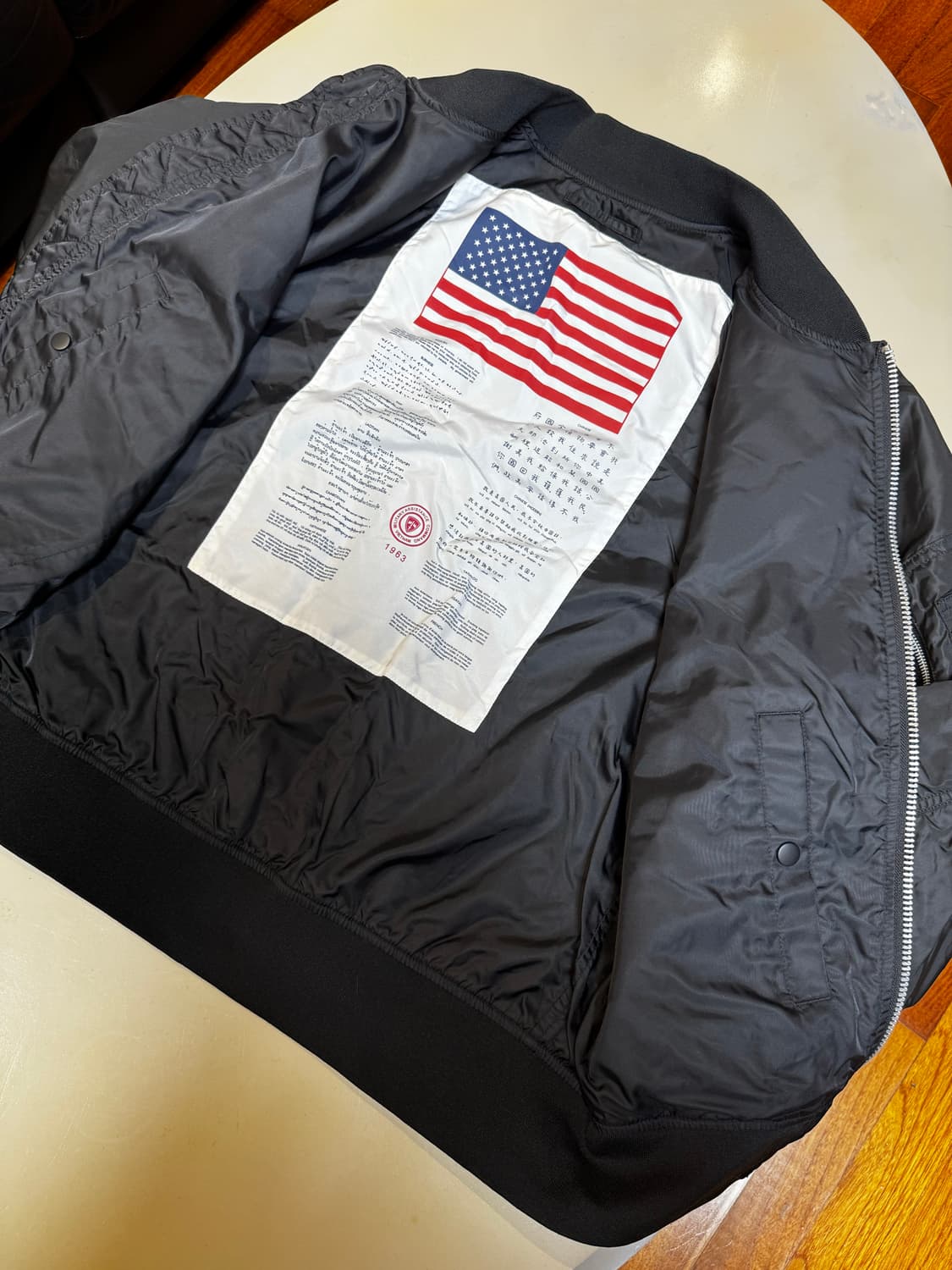 [정품택 제공] 알파인더스트리 리버시블 L2B 항공점퍼 XL 상품이미지4