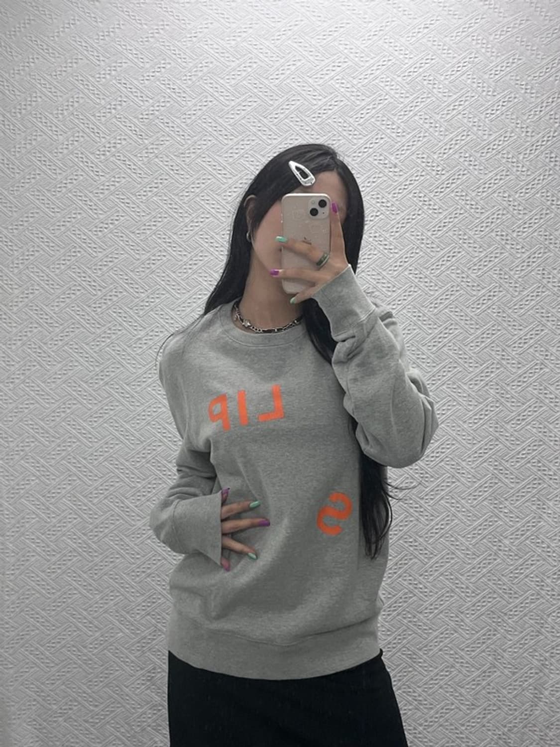 아크네스튜디오 LIP 키치 프린팅 맨투맨 M C07122 상품이미지1