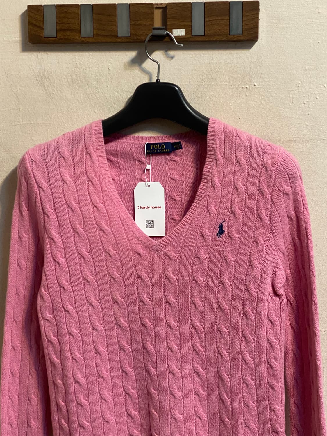 폴로 랄프로렌 케이블 브이넥 스웨터 상품이미지4