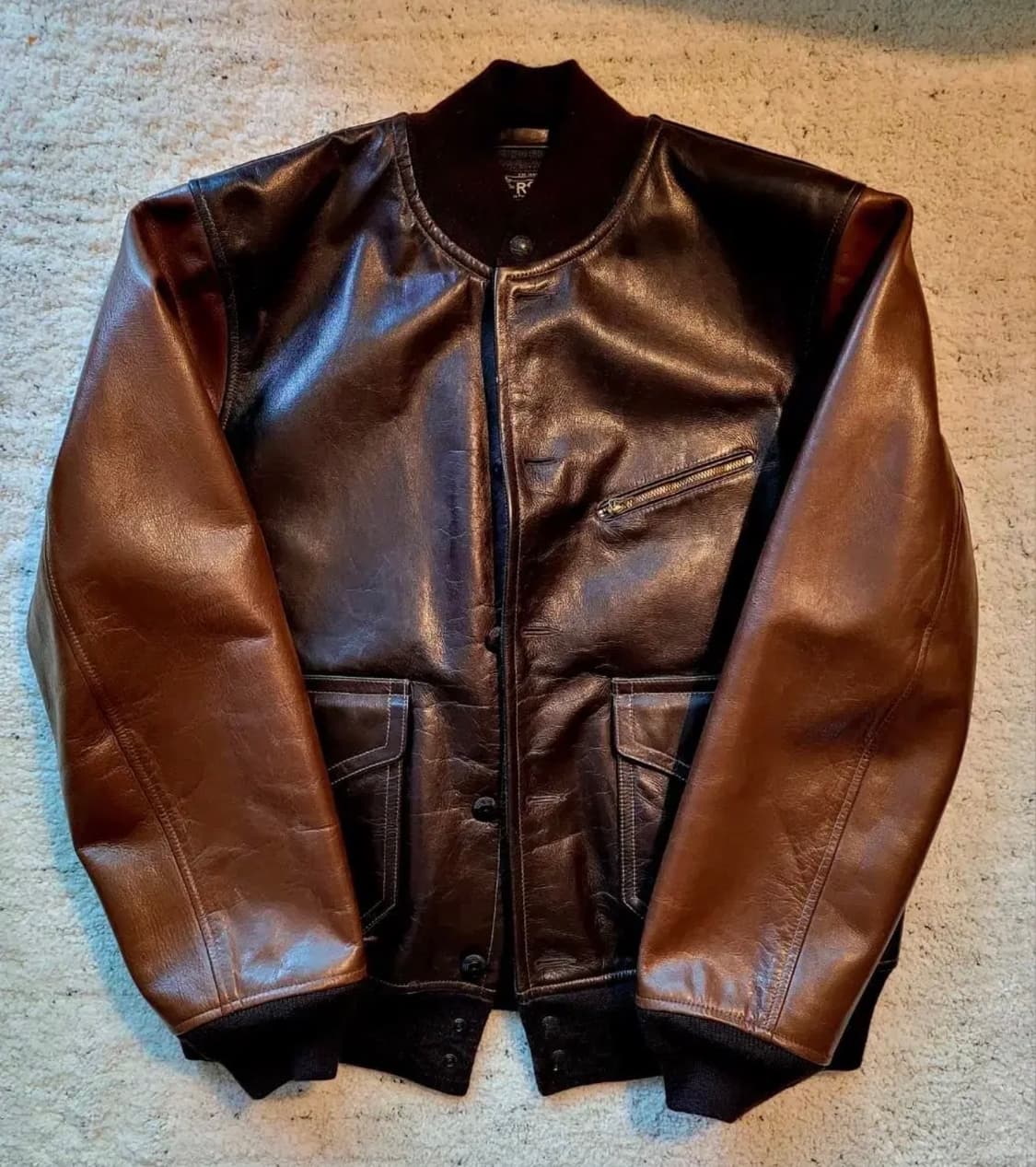 RRL 마이어스 레더자켓 상품이미지1