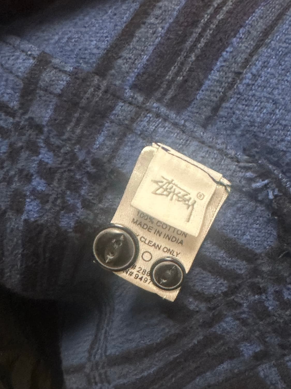 스투시 체크 셔츠 XL  상품이미지5