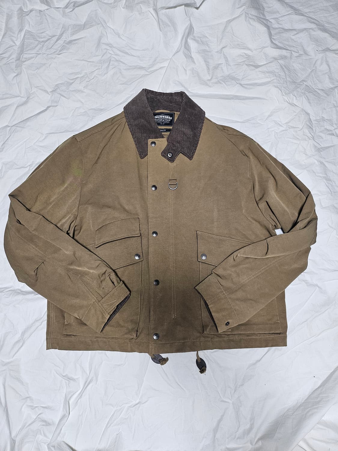 프리즘웍스 헤링턴 헌팅 자켓 브라운 M 상품이미지1