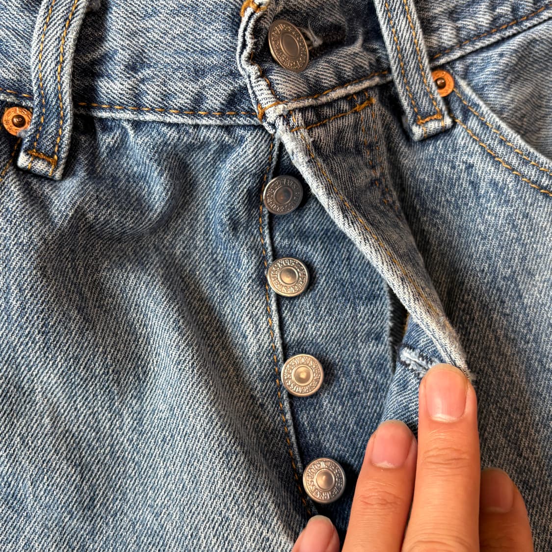 리바이스 정품 501 데님 팬츠 바지 상품이미지4