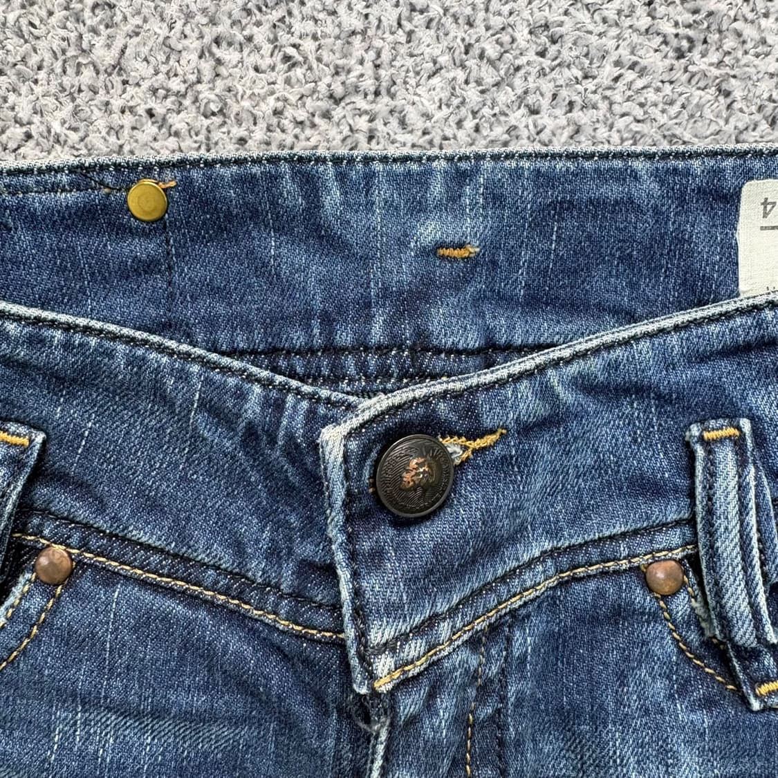 25 디젤 워싱 데님 청 반바지 0414J 상품이미지2