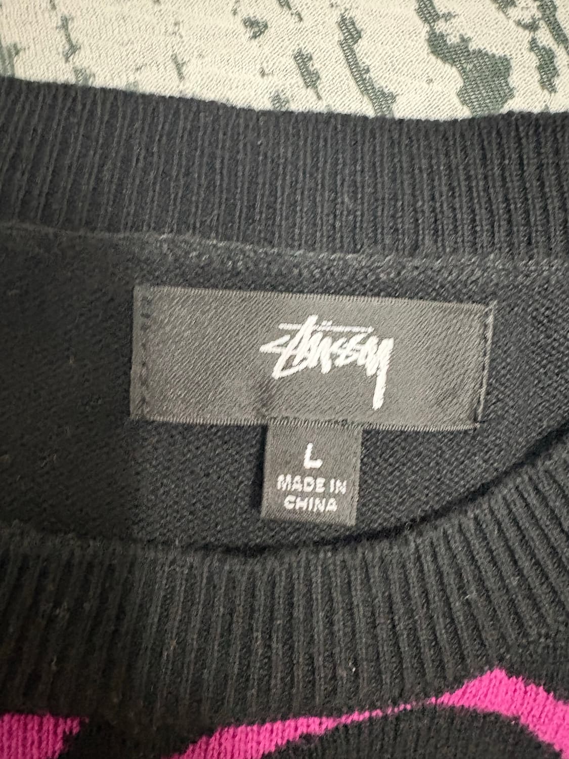 스투스 핸드드로운 니트 L 사이즈 상품이미지2