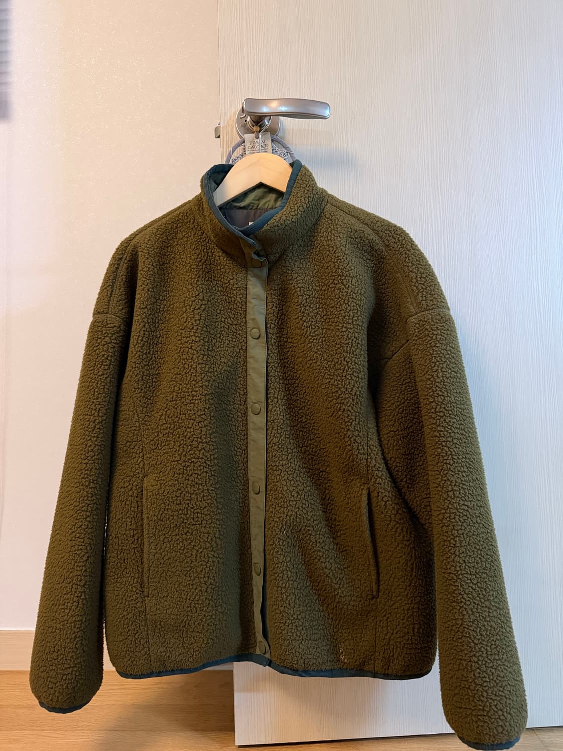 스튜디오톰보이 카키 뽀글이 버튼 후리스 STUDIO TOMBOY 상품이미지2