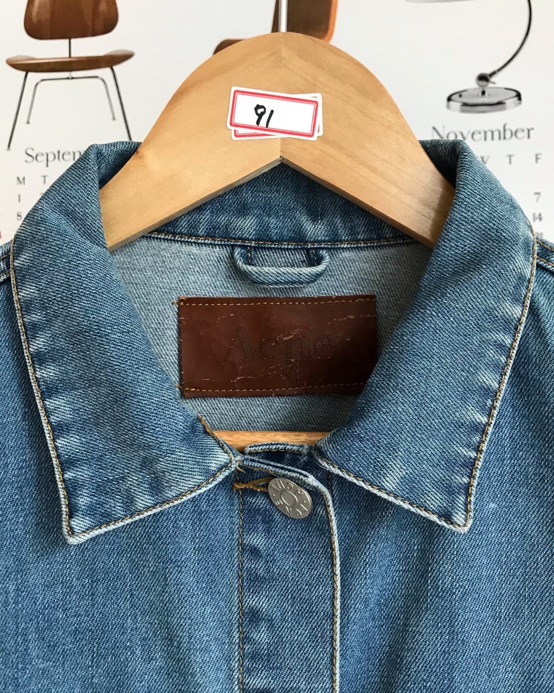 아크네스튜디오 벌룬 슬리브 데님 자켓 상품이미지2