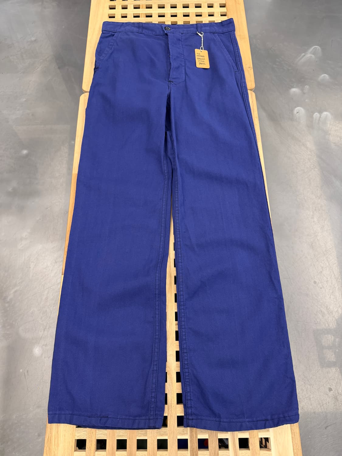 OLD VINTAGE WASHED NAVY FRENCH 프렌치워크팬츠 상품이미지1