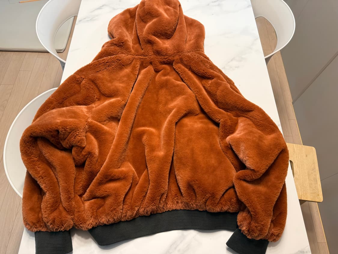 자라 퍼 양면 패딩 L 정품 상품이미지4