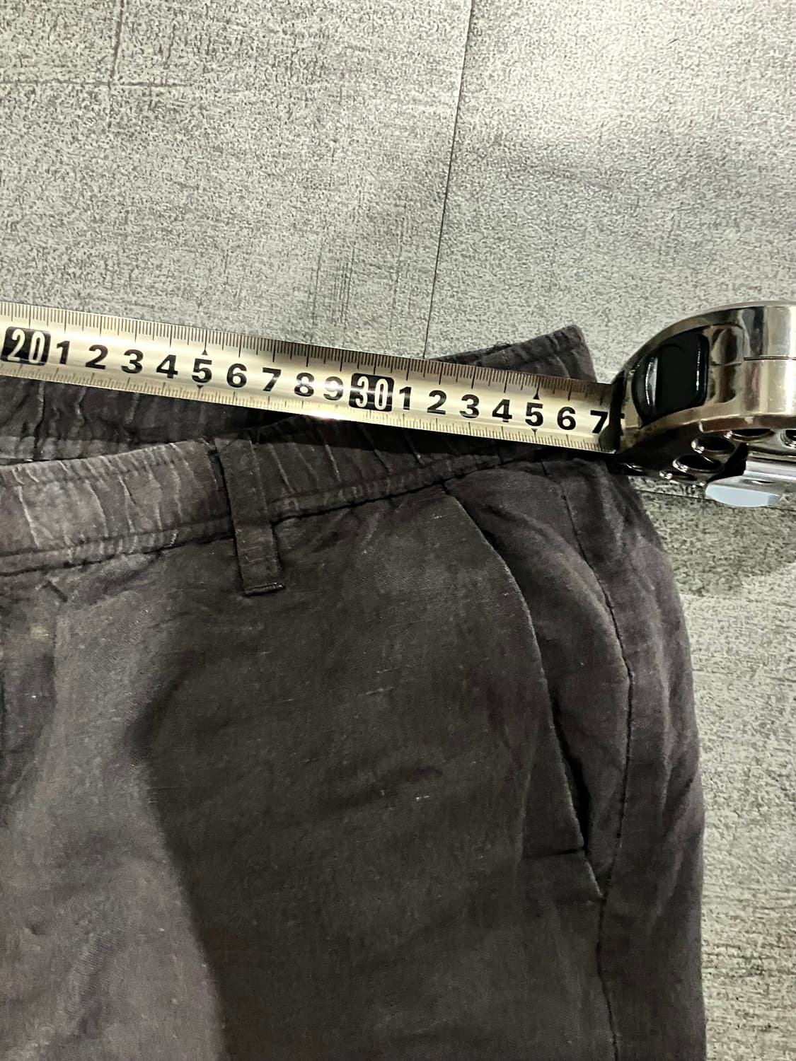 일본빈티지 하구미모리걸 아메카지너드남 7부 버뮤다항아리팬츠 브라운 상품이미지2