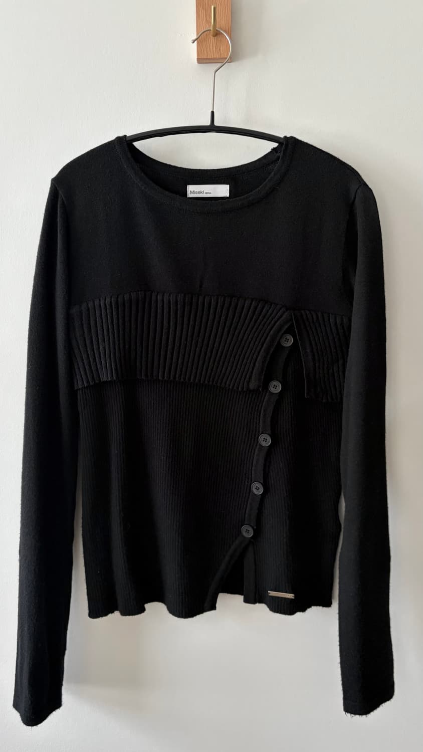 미세키서울 레이어드 플립 니트 상품이미지7