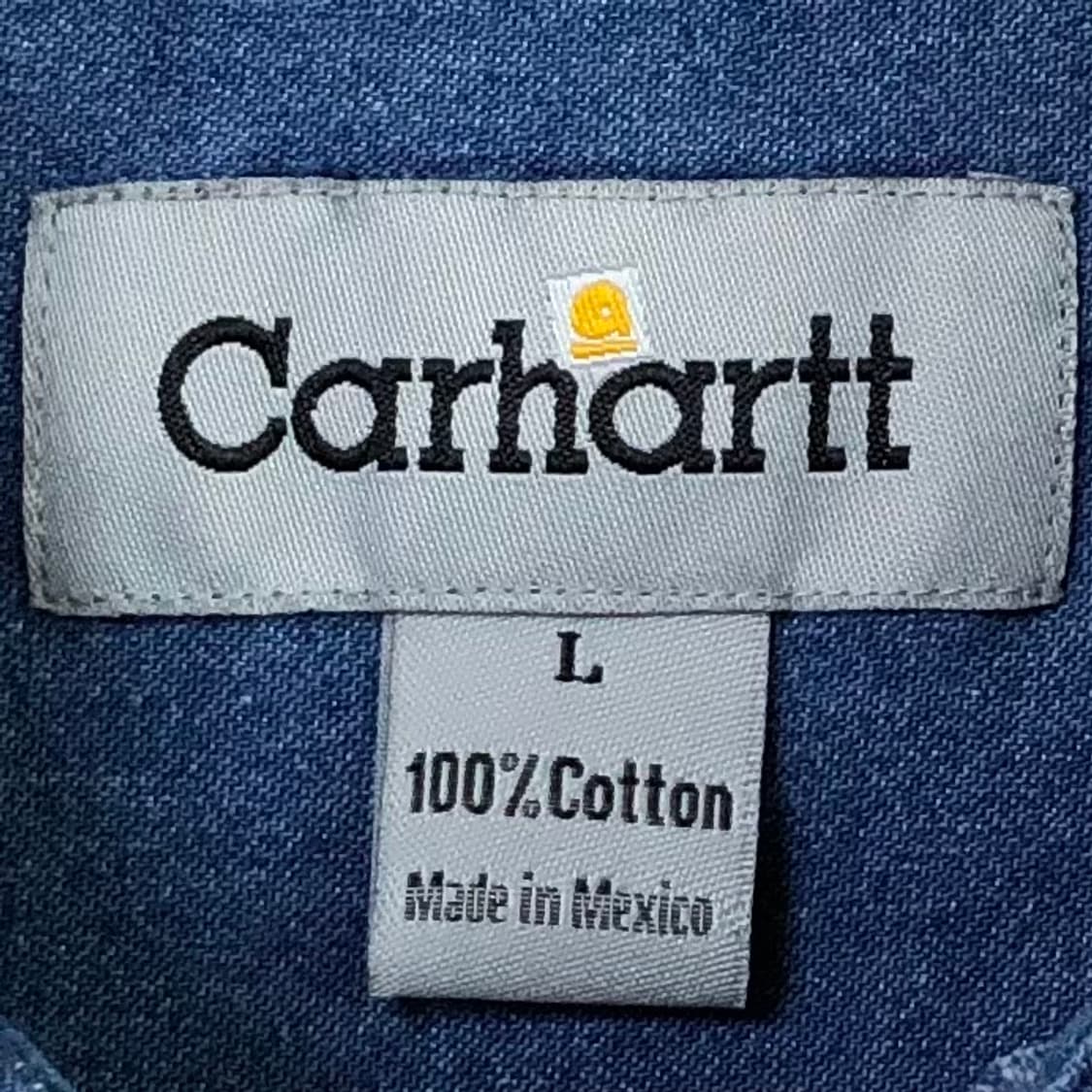 XL 칼하트 데님 셔츠 상품이미지3