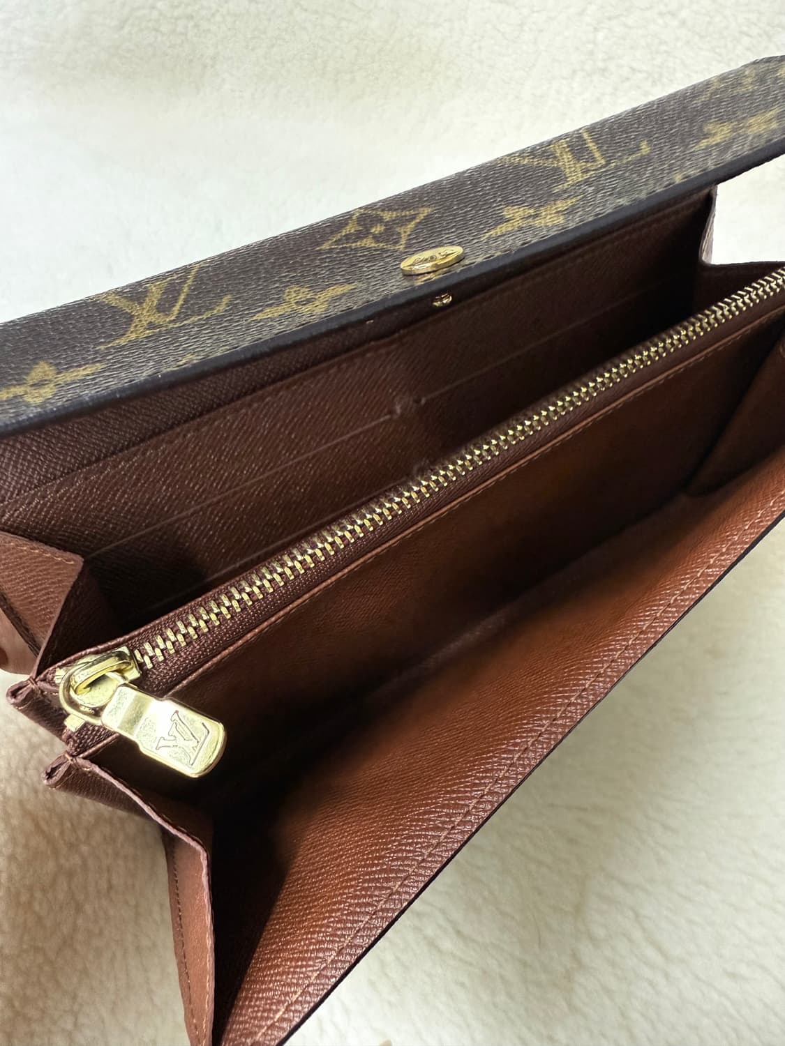 루이비통 모노그램 캔버스 사라 월릿 장지갑 상품이미지3
