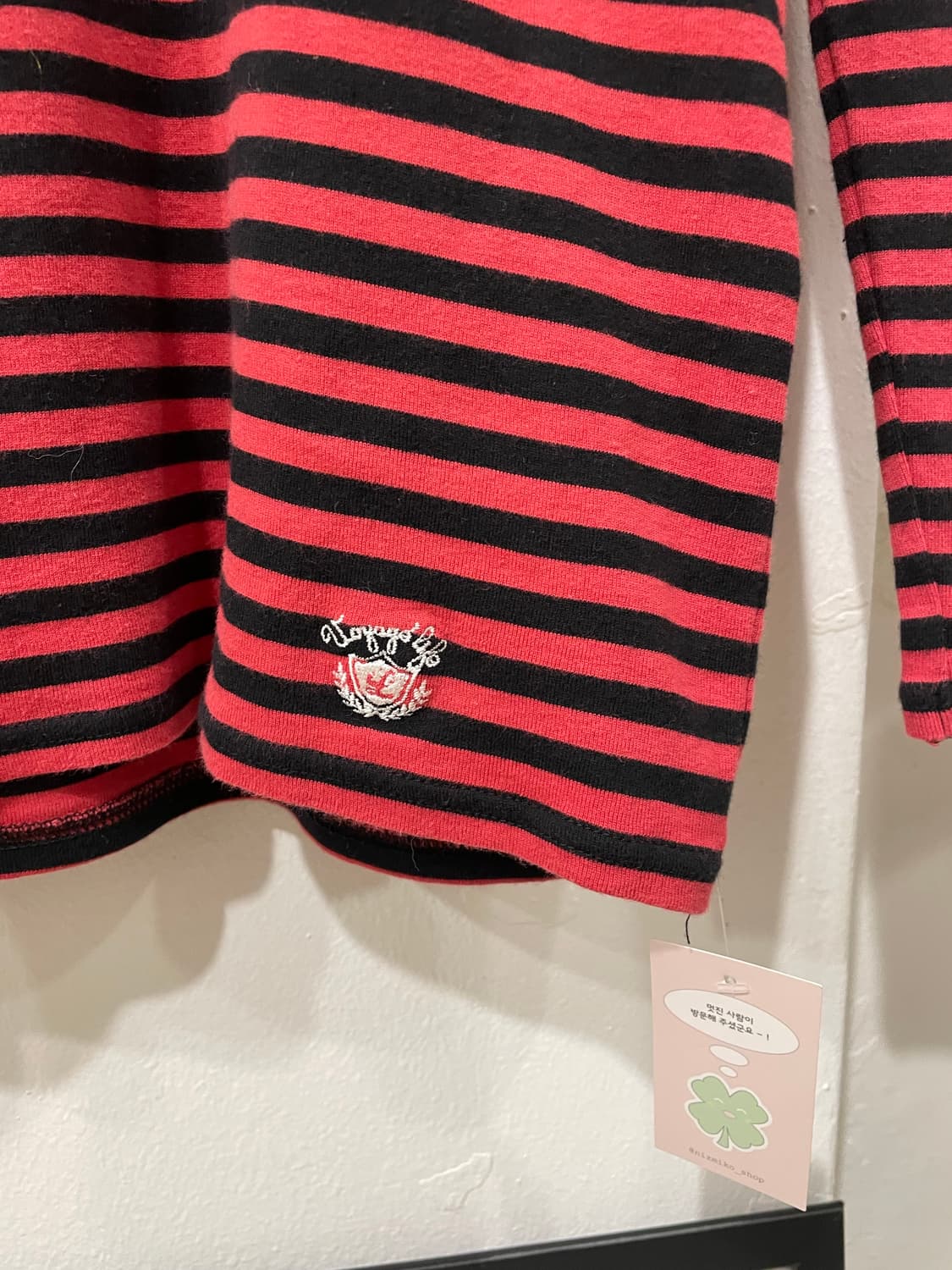 LIPSTAR Y2k stripe sleeve 상품이미지9