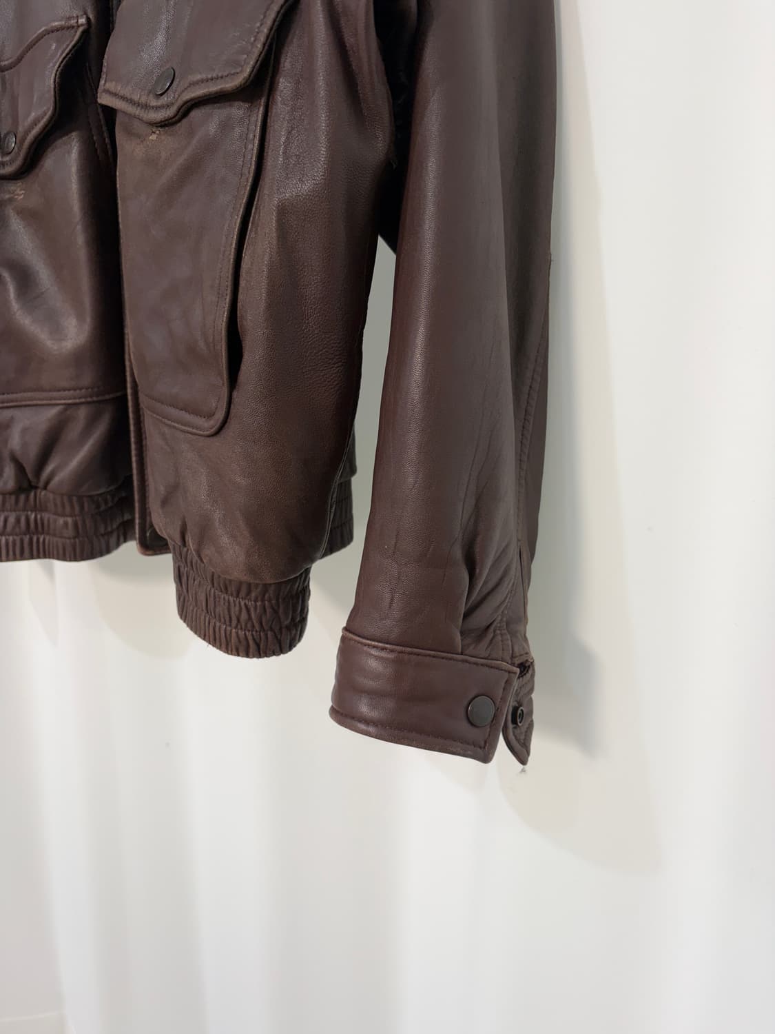 VOLUNT sheep skin leather jacket 상품이미지4