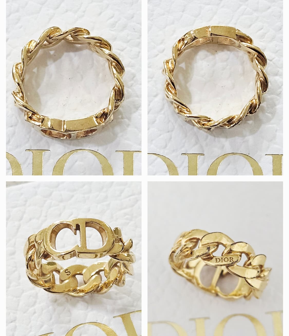 디올 당세 뚜왈 골드 피니쉬 링 / S사이즈 [약10.5호] [정품] 상품이미지2