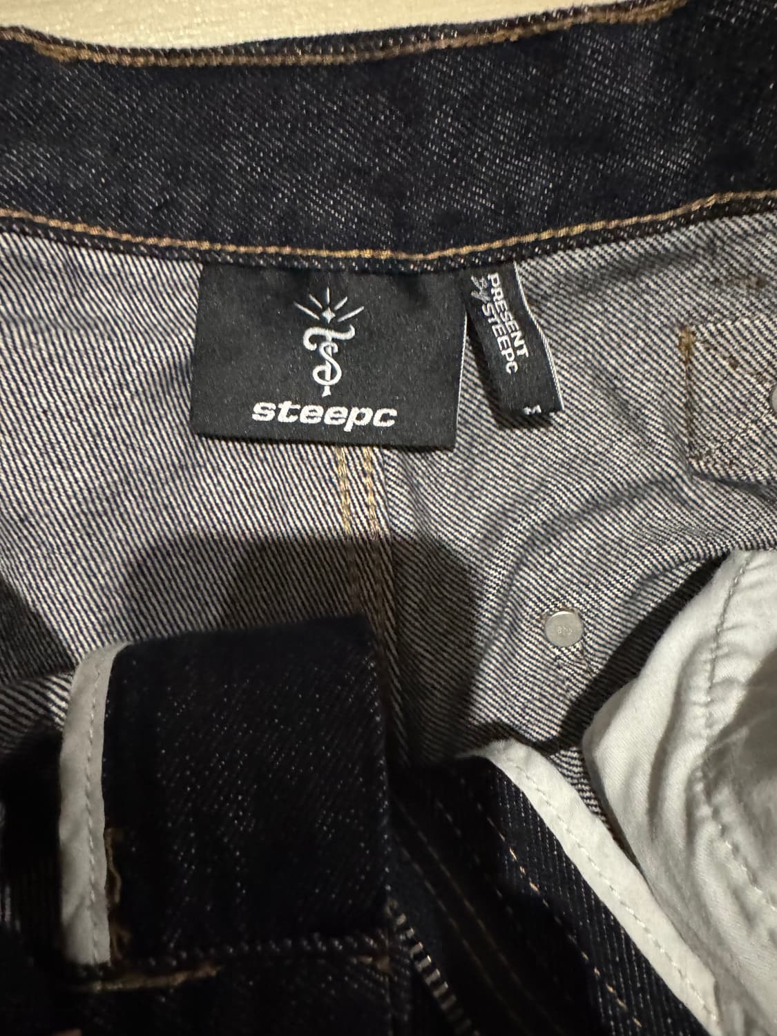 [M] Steepc lazy indigo denim shorts 상품이미지5
