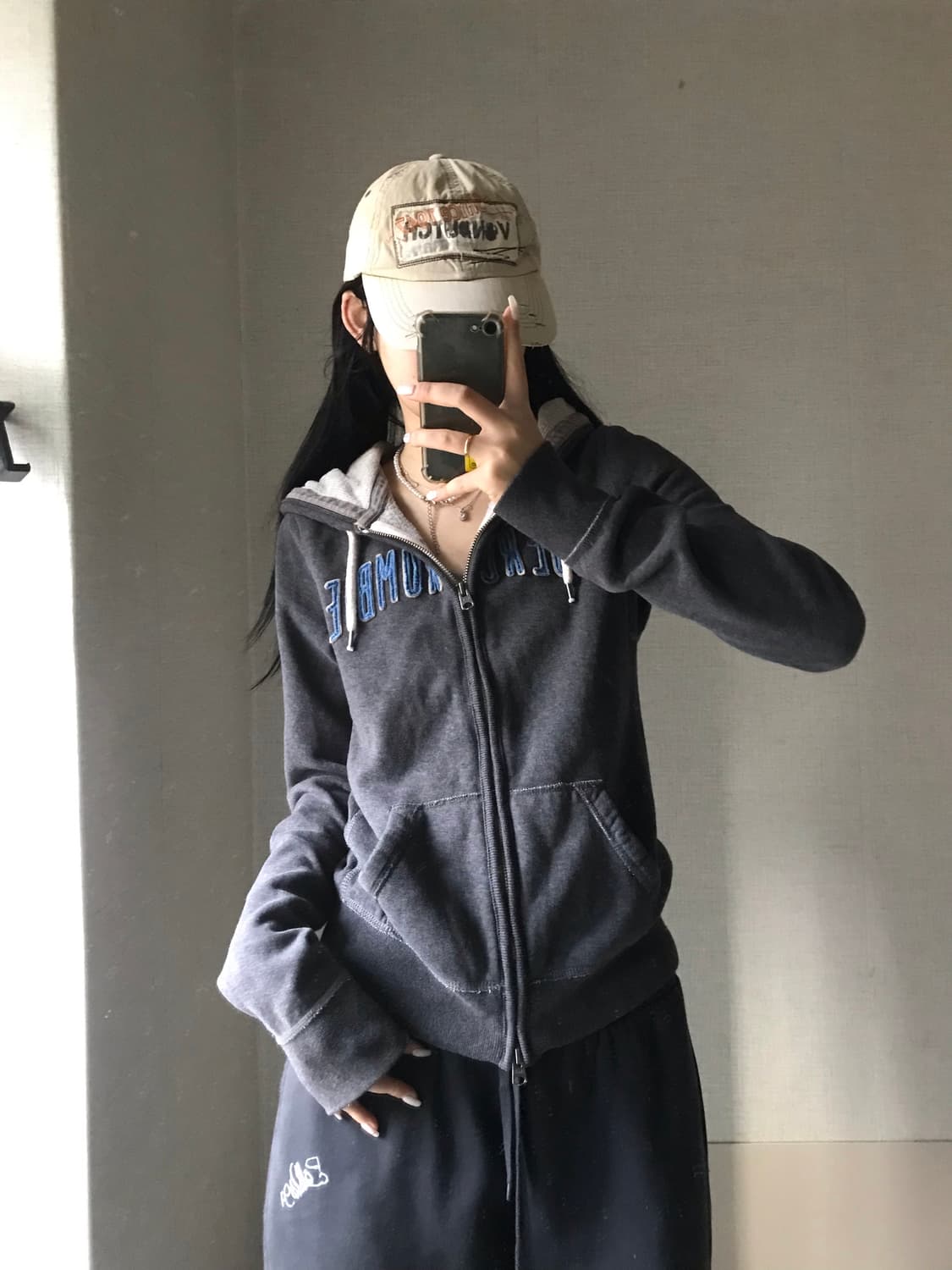 아베크롬비 그레이 투웨이 후드집업 상품이미지3