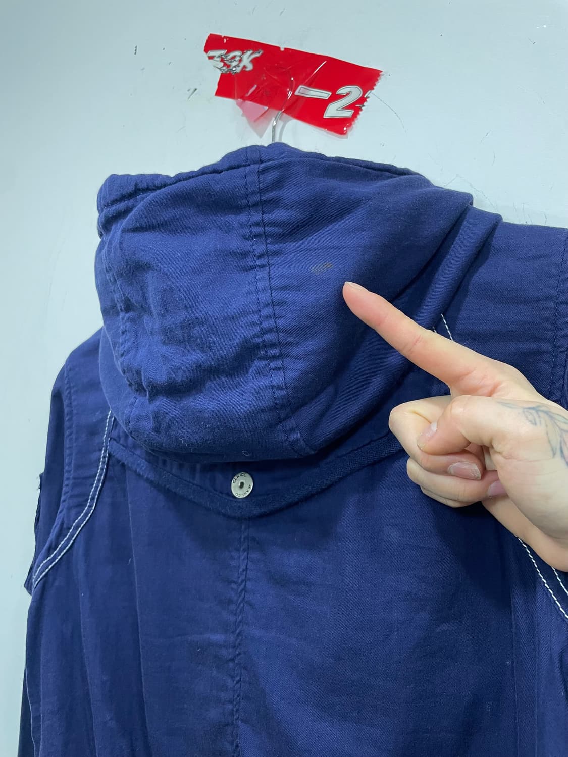 Y2K 포켓 크롭 후드 봄버자켓 상품이미지9