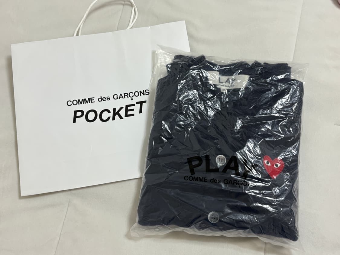 꼼데가르송 네이비 가디건 xs 상품이미지2