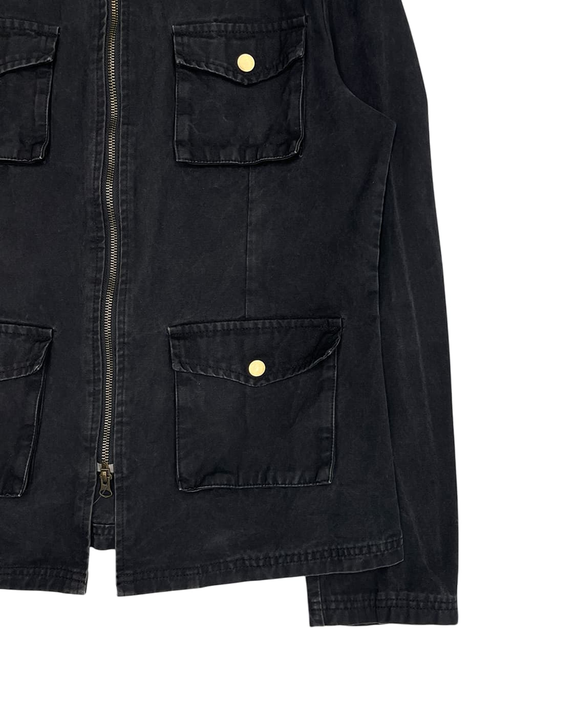 빈티지 4포켓 워크 자켓 블랙 상품이미지7