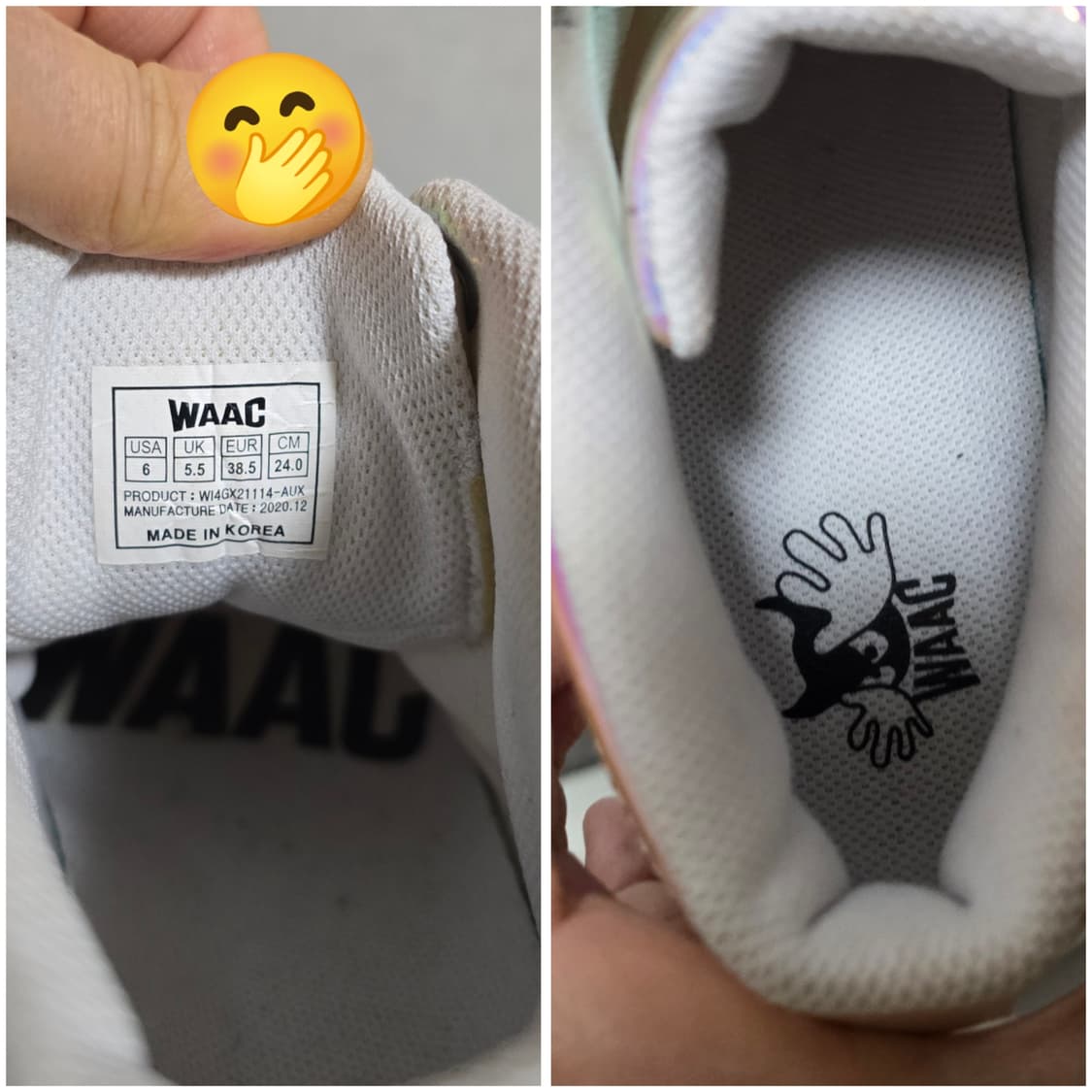 정품  WACK 하이탑 골프화/여240 상품이미지5