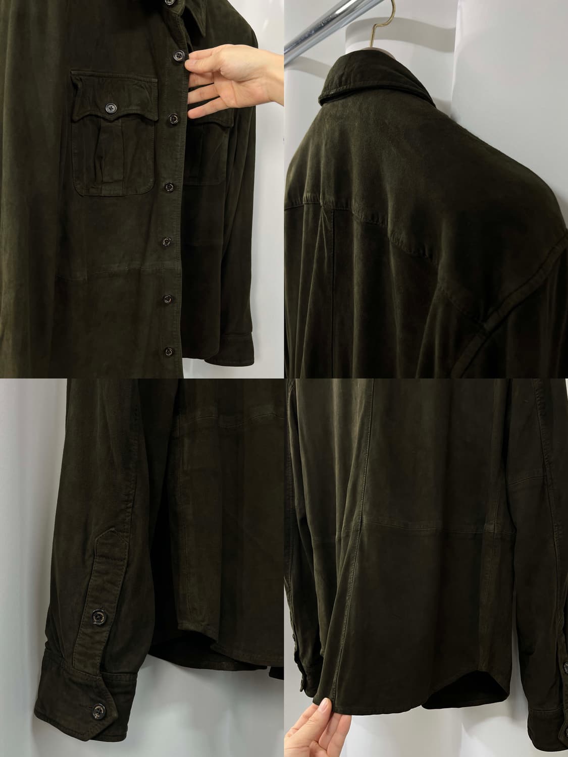 폴로 랄프로렌 고트스킨 웨스턴 유틸리티 스웨이드 레더 자켓 상품이미지9