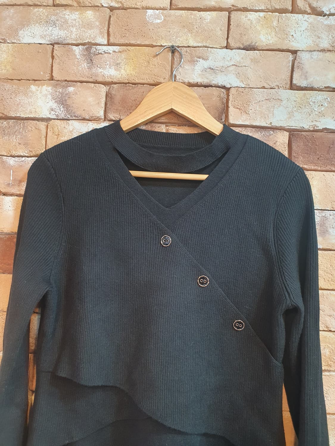 새상품)쿠오세  블랙 원피스  상품이미지4