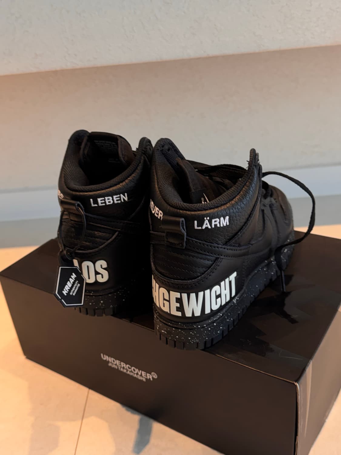 나이키 x 언더커버 덩크 하이 1985 블랙 상품이미지3