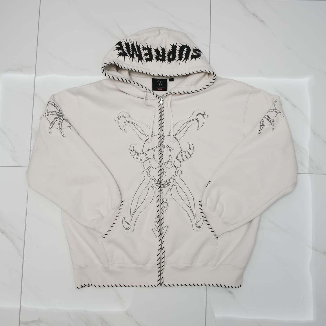 [XL] 슈프림 요지 야마모토 집업 후드 화이트 상품이미지1