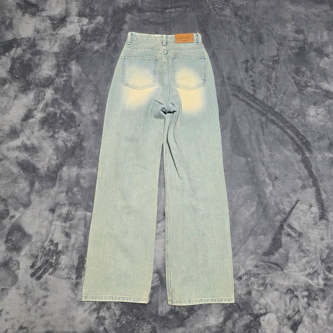 (XS)여성 MODIFIT 빈티지 워싱 스트레이트 데님 팬츠  상품이미지3
