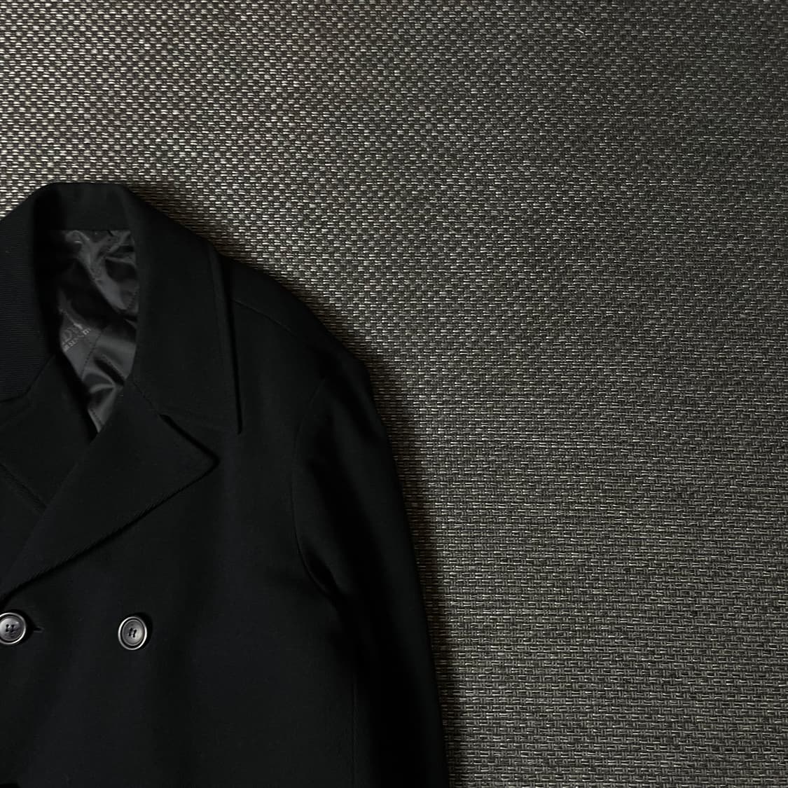 에드윈 블랙 코듀로이 울 더블코트 자켓 상품이미지3