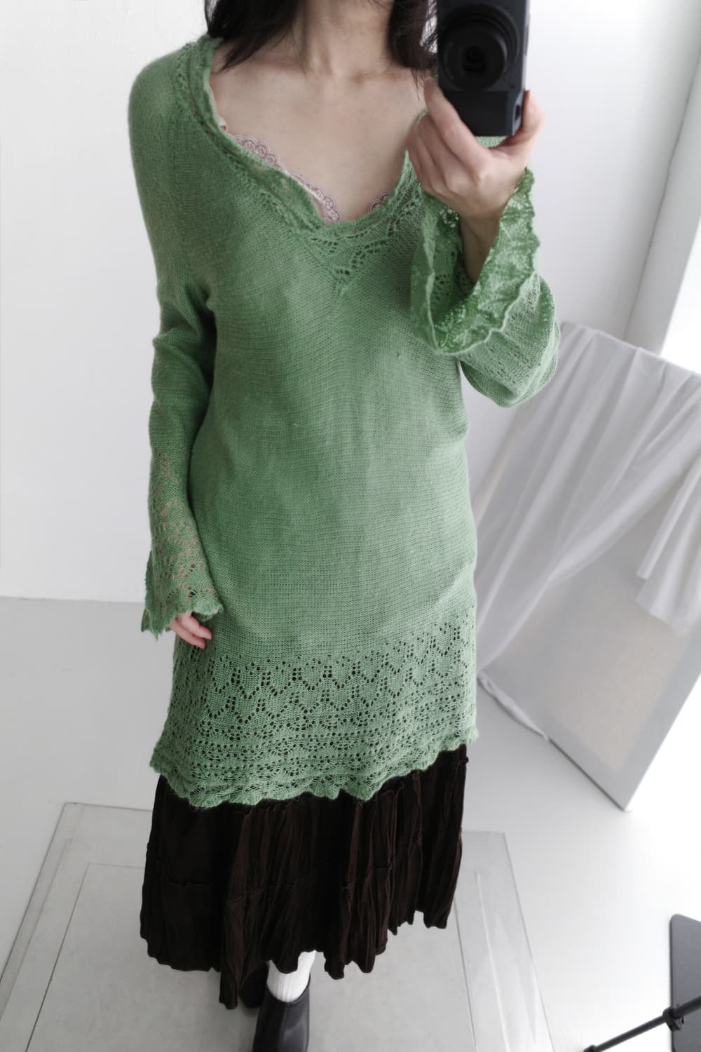 crochet long knit 상품이미지7
