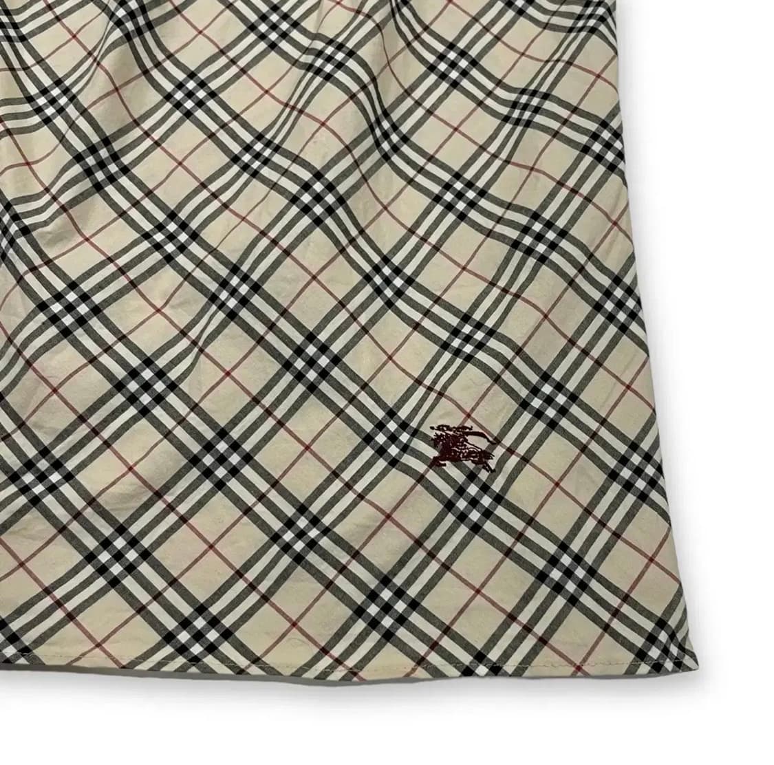 버버리 리본 노바체크 슬리브리스 나시 y2k 상품이미지6