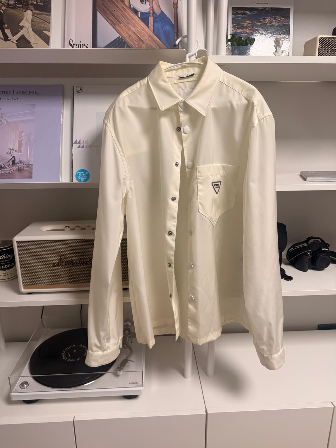 프라다 게버딘 리나일론 셔츠 자켓 상품이미지1